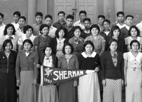 Sherman Indian School class photo