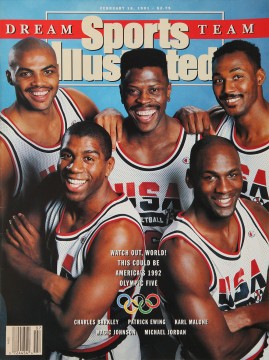Charles Barkley, Patrick Ewing, Karl Malone, Magic Johnson, Michael Jordan, Sports Illustrated, February 18, 1991.