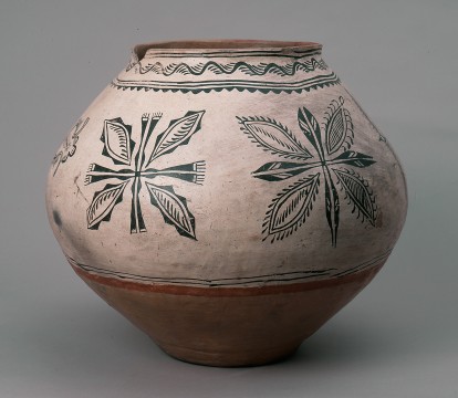 Polychrome storage jar