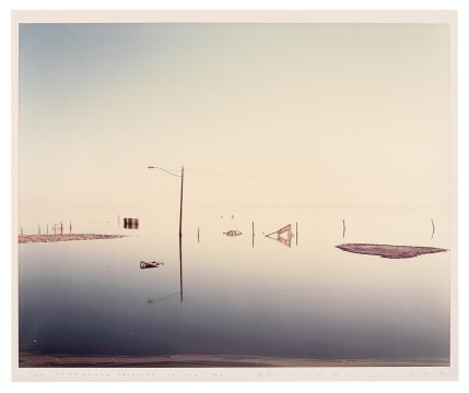 Richard Misrach, Submerged Lamppost, Salton Sea