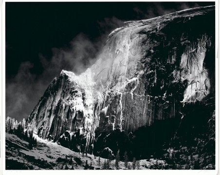 Ansel Adams, Half Dome, Blowing Snow, Yosemite National Park, California