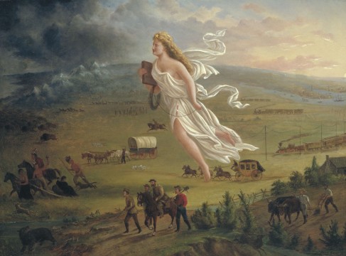 American Progress Painting by John Gast, 1872. Autry Museum; 92.126.1