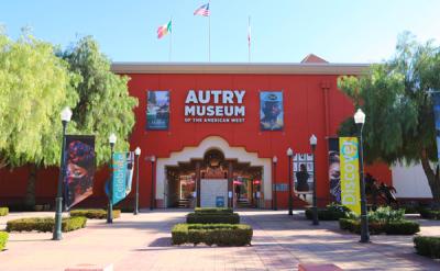 front entrance to Autry Museum