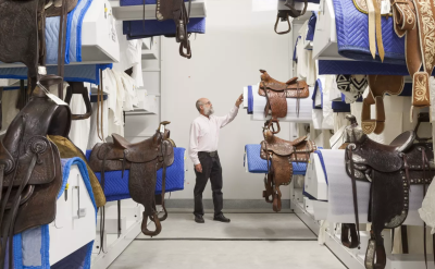 richard moll in the RC saddle room