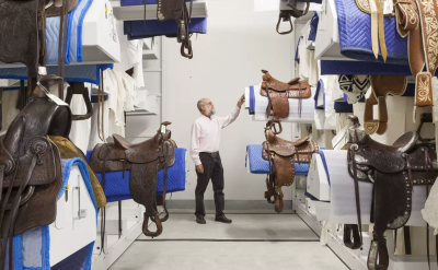 richard moll in the RC saddle room 