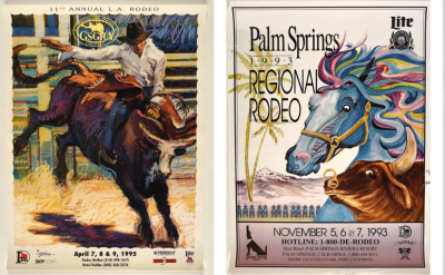 Series of Gay Rodeo posters