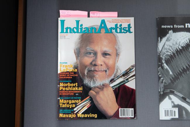 Indian Artist magazine with Frank LaPena on the Cover