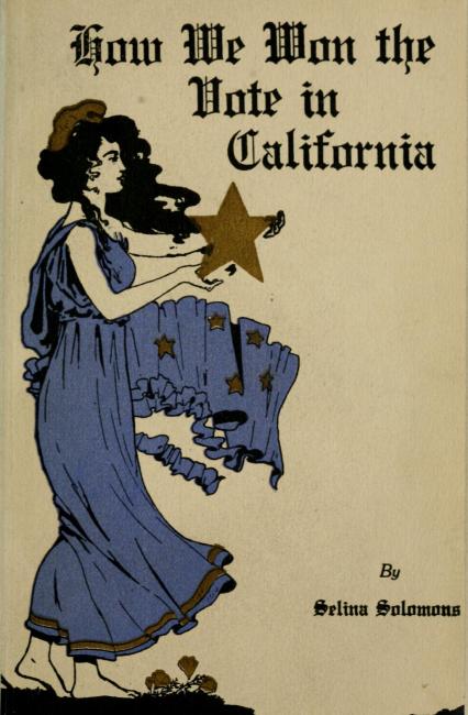 book cover with woman in blue caring a star