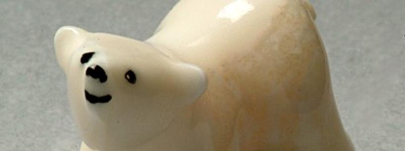 ivory bear figurine