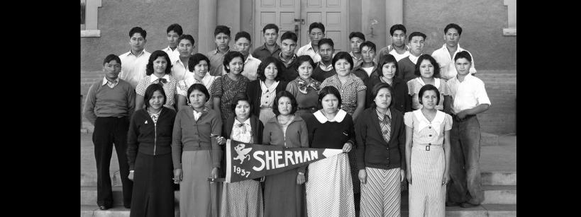 Sherman Indian School class photo